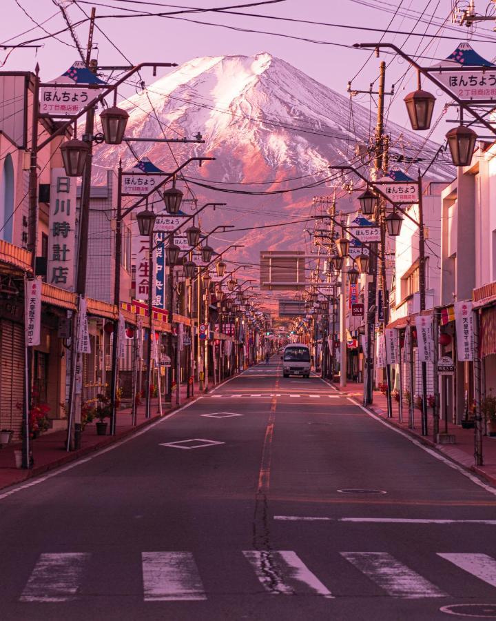 Ryokan Fuji Heights Fujikawaguchiko Exteriör bild