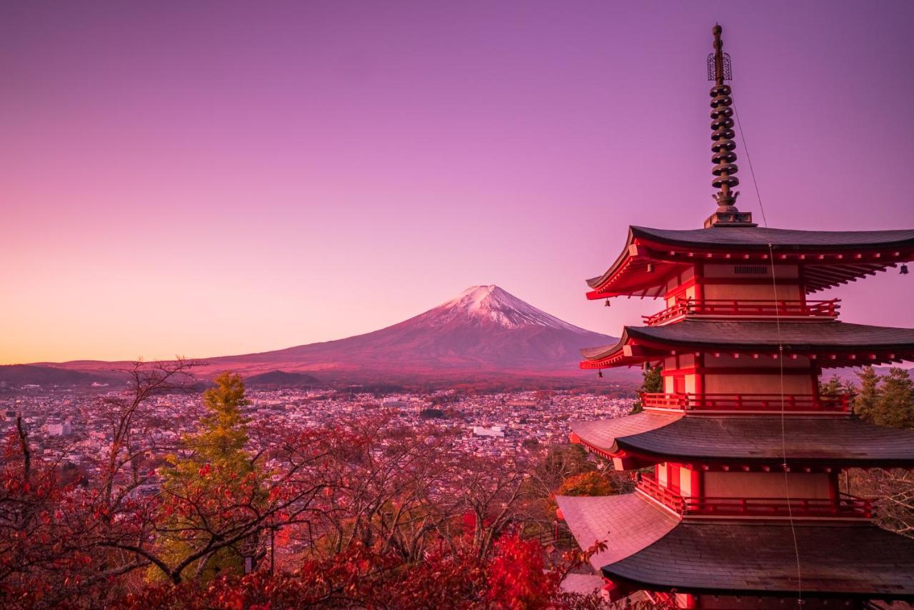 Ryokan Fuji Heights Fujikawaguchiko Exteriör bild